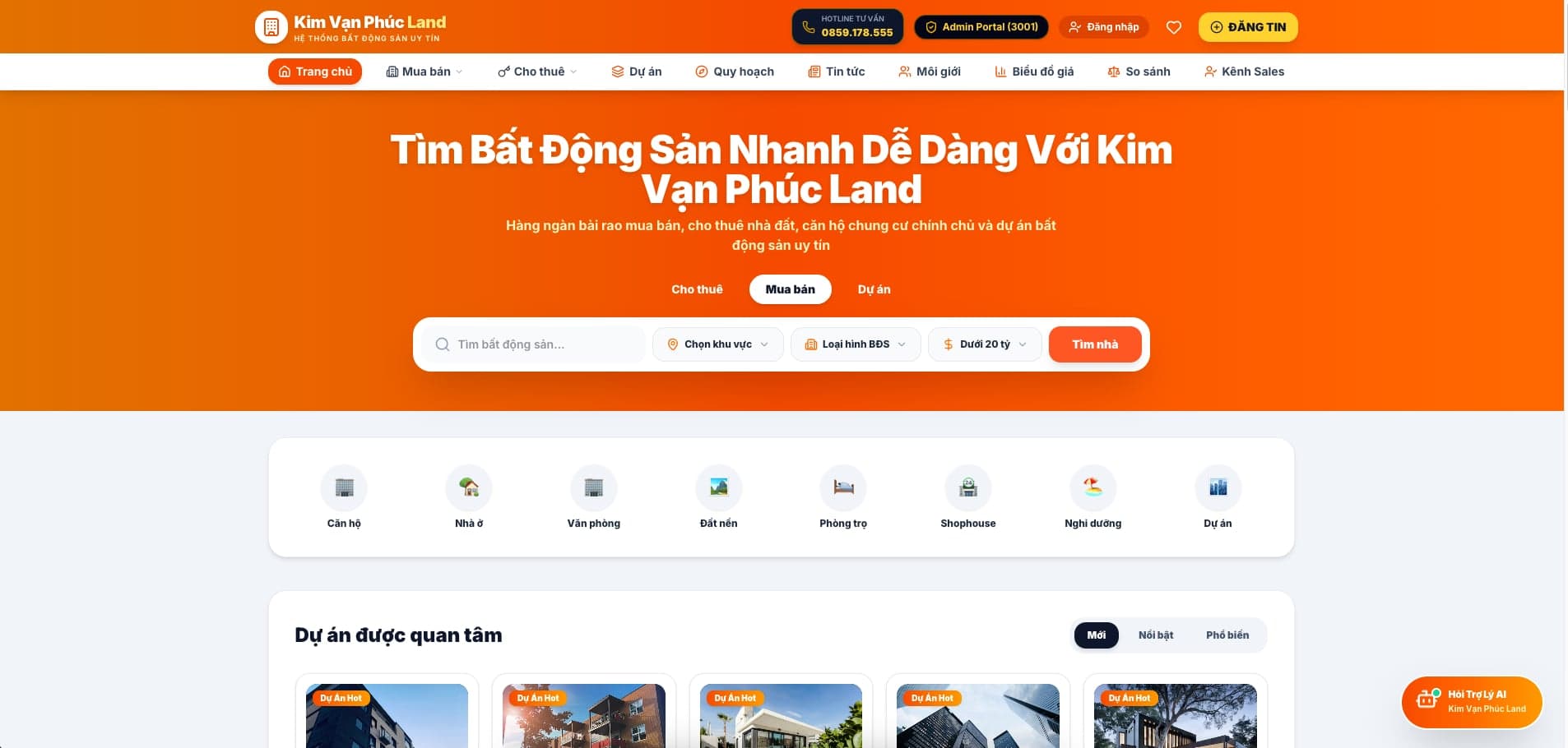 BĐS - Platform Bất Động Sản & Quản Lý Tin Đăng